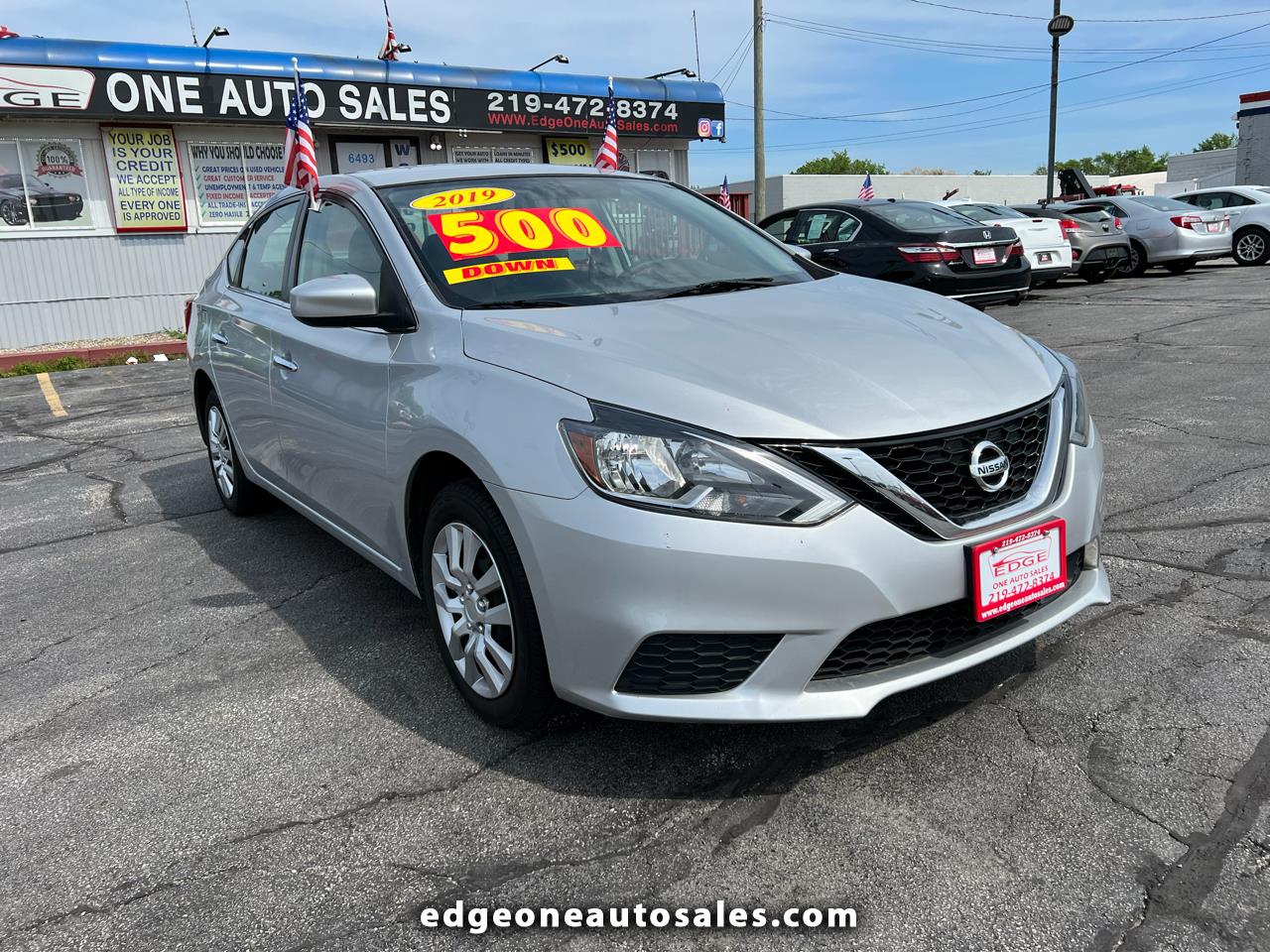 Used 2019 Nissan Sentra SR CVT for Sale in Merrillville IN 46410 Edge