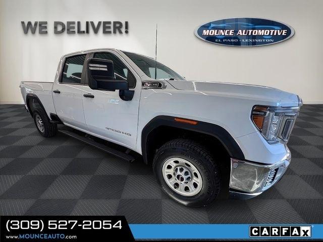 White 2020 GMC Sierra 3500HD Base Crew Cab 4WD Pickup Truck Four-Wheel Drive 6-Speed Automatic