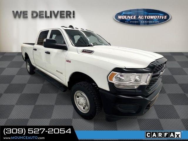 White 2022 RAM 2500 Tradesman Crew Cab 4WD Pickup Truck Four-Wheel Drive 8-Speed Automatic