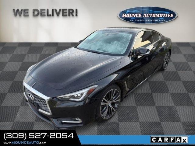 Black 2017 INFINITI Q60 3.0t Premium Coupe AWD Coupe All-Wheel Drive 7-Speed Automatic