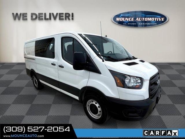 White 2020 Ford Transit Cargo 150 Low Roof LWB RWD Van Rear-Wheel Drive