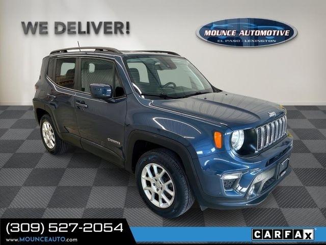 Blue 2021 Jeep Renegade Latitude 4WD SUV / Crossover Four-Wheel Drive Automatic