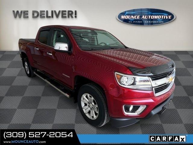 Red 2018 Chevrolet Colorado LT Crew Cab 4WD Pickup Truck Four-Wheel Drive 8-Speed Automatic
