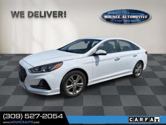 White 2018 Hyundai Sonata SEL FWD Sedan Front-Wheel Drive 6-Speed Automatic