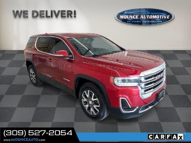 Red 2020 GMC Acadia SUV / Crossover Four-Wheel Drive 9-Speed Automatic