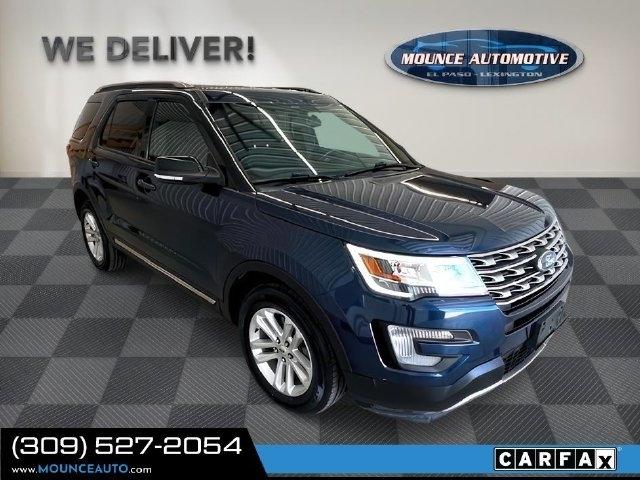 Blue 2017 Ford Explorer SUV / Crossover Front-Wheel Drive 6-Speed Automatic