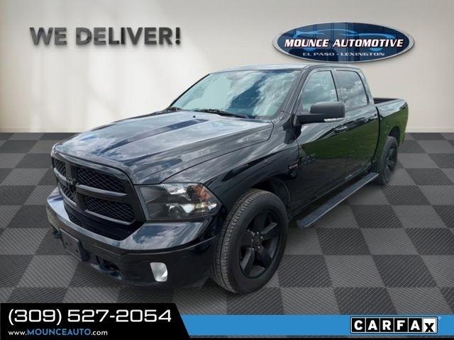 Black 2017 RAM 1500 Pickup Truck Four-Wheel Drive 8-Speed Automatic
