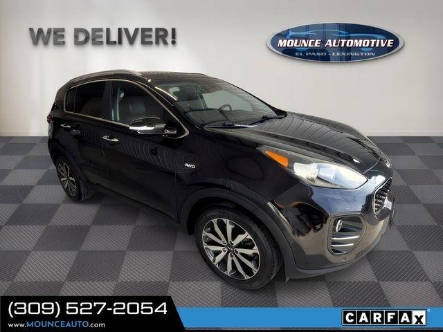 Red 2017 Kia Sportage SUV / Crossover All-Wheel Drive 6-Speed Automatic