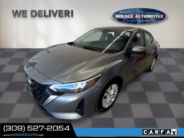 Gray 2024 Nissan Sentra Sedan Front-Wheel Drive Continuously Variable Transmission