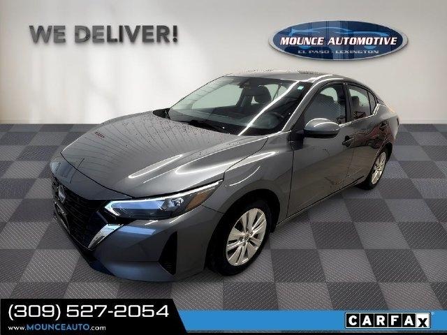 Gray 2024 Nissan Sentra Sedan Front-Wheel Drive Continuously Variable Transmission