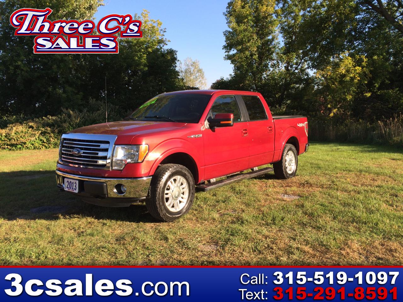 Used 2013 Ford F150 4WD SuperCrew 145" Lariat for Sale in Carthage NY