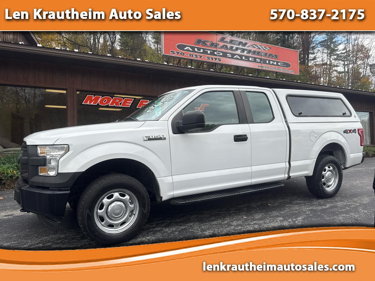 2017 Ford F-150 XLT 4WD SuperCab 6.5' Box