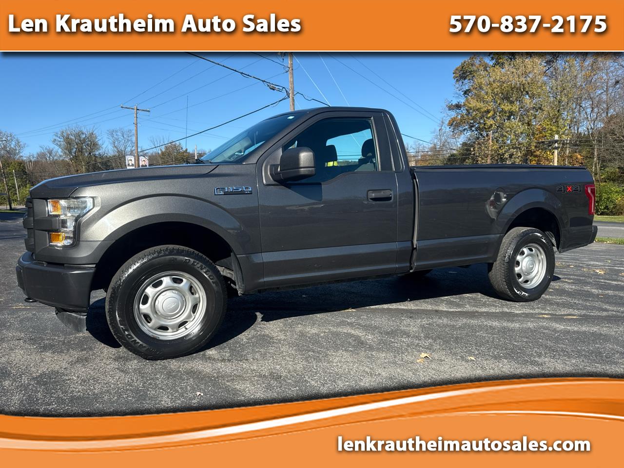 2017 Ford F-150 XL 4WD Reg Cab 6.5' Box