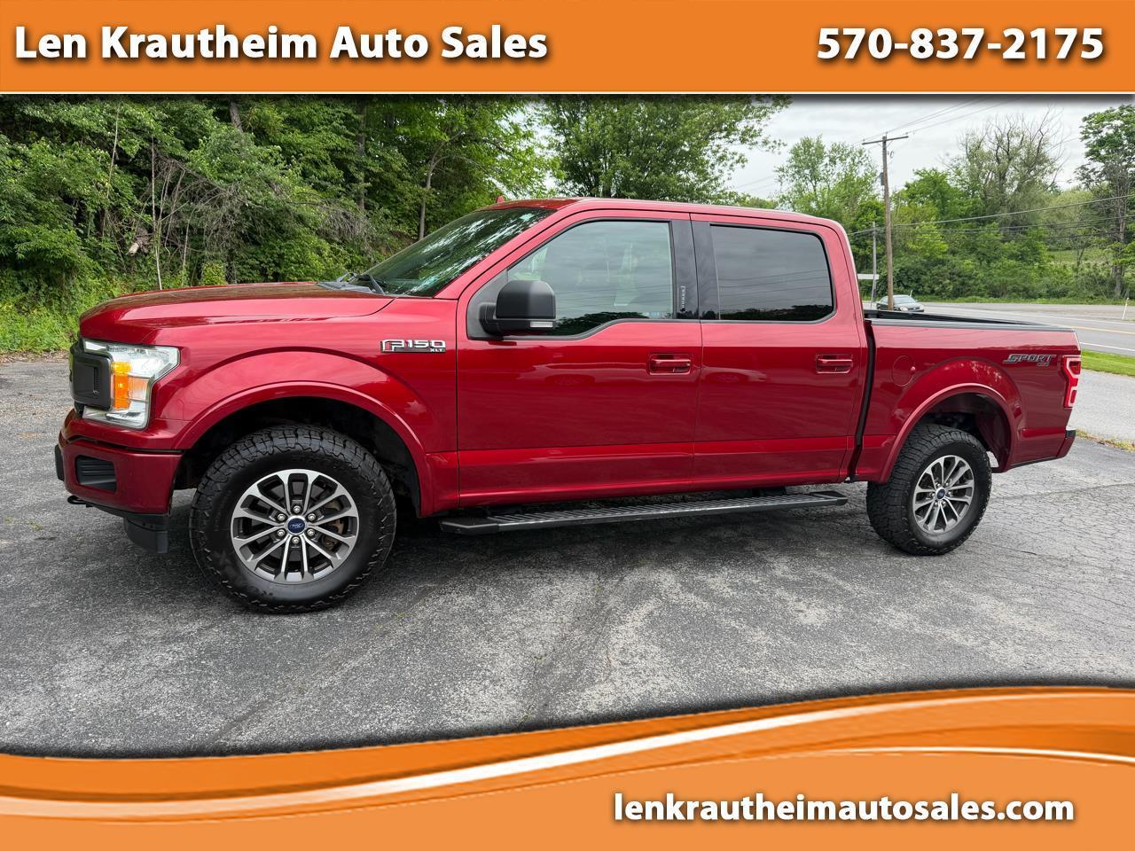 2018 Ford F-150 XLT SuperCrew Short Bed 4WD