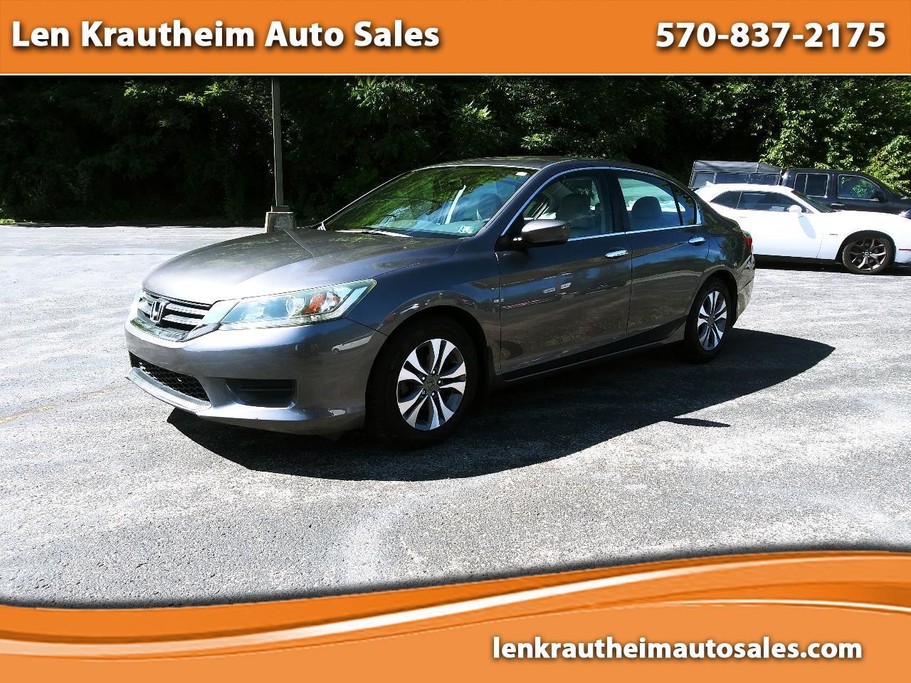 2015 Honda Accord LX Sedan CVT