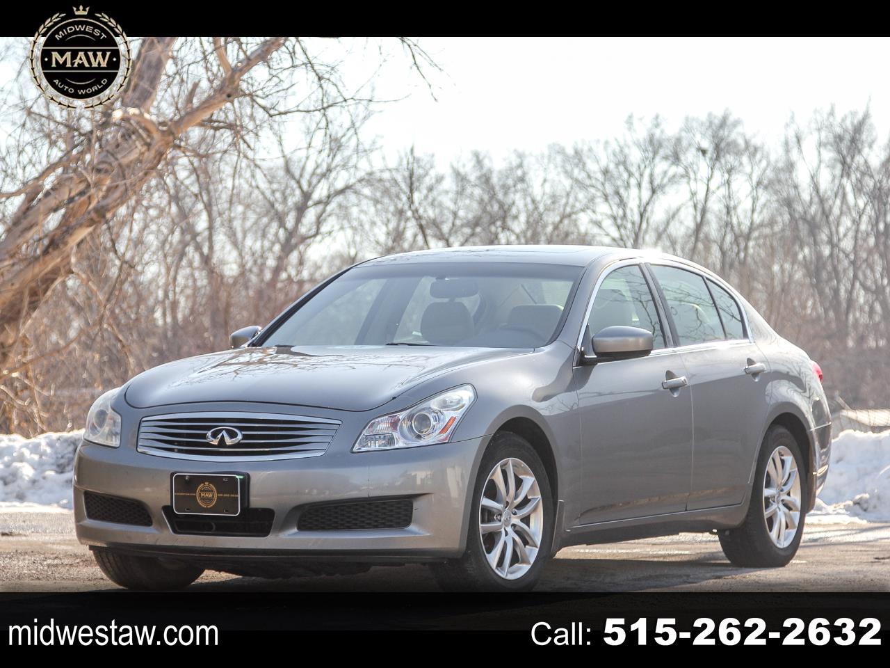 Used 2009 Infiniti G Sedan G37x AWD for Sale in Des Moines IA 50317