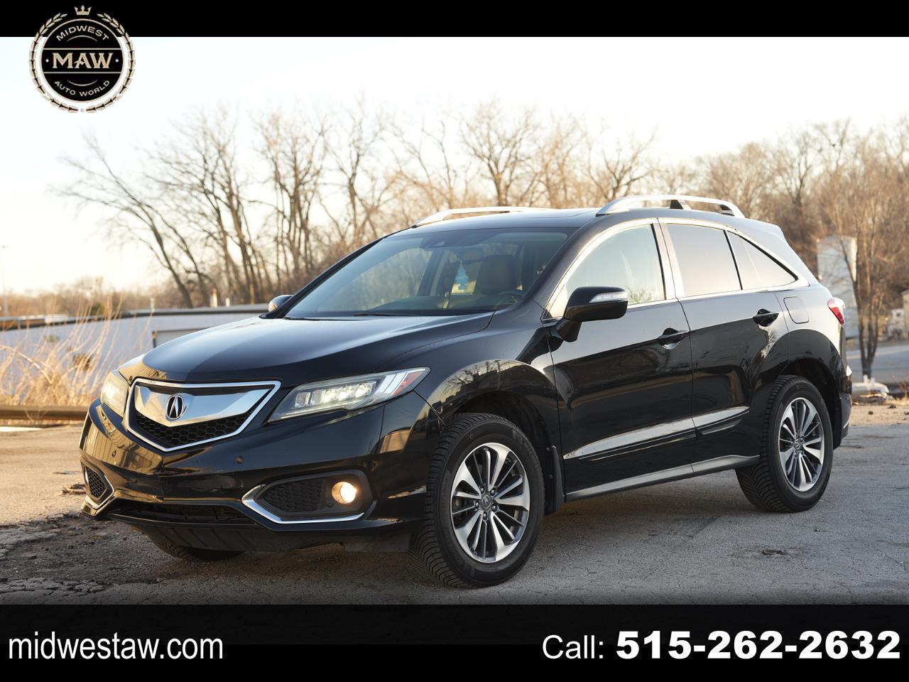 Acura RDX 6-Spd AT AWD w/Advance Package 2016