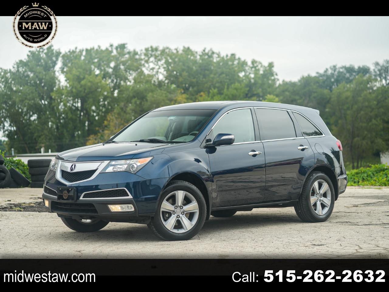 Acura MDX 6-Spd AT w/Tech Package 2012