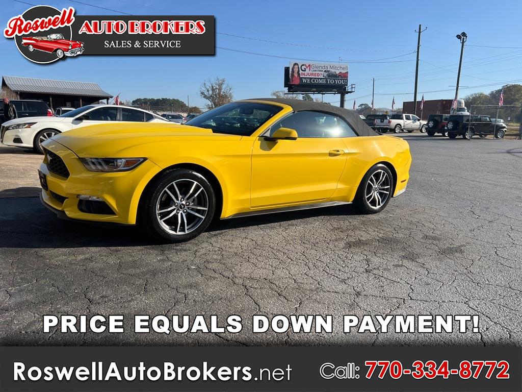 2017 Ford Mustang EcoBoost Premium Convertible