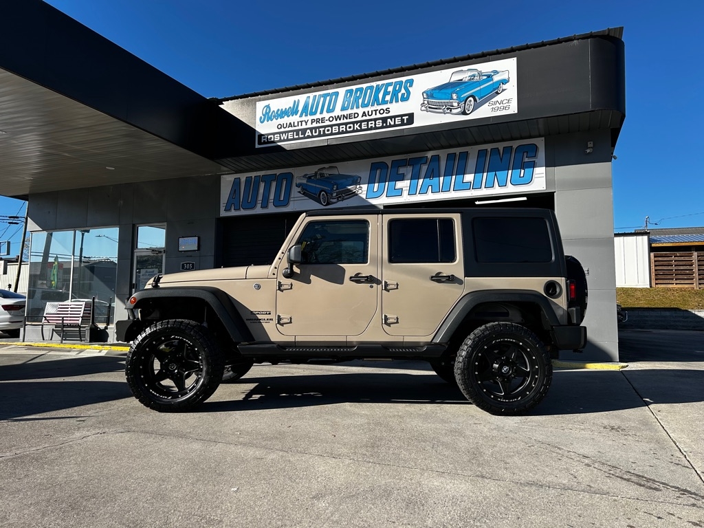 2016 Jeep Wrangler Unlimited 4WD 4dr Sport