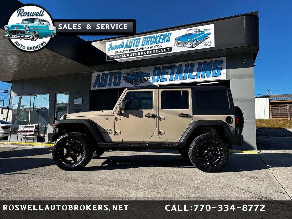 2016 Jeep Wrangler Unlimited 4WD 4dr Sport