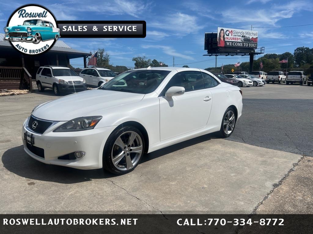2012 Lexus IS 250C 2dr Conv Man
