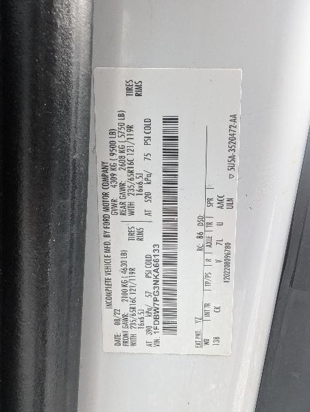 Ford Transit T-350 2022