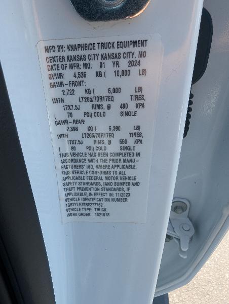 Chevrolet Silverado 2500HD Work Truck Double Cab Long Box 4WD 2024