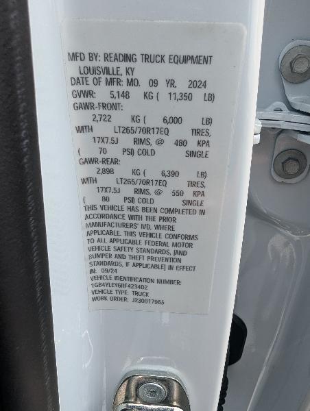 Chevrolet Silverado 2500HD Work Truck Crew Cab Long Box 4WD 2024