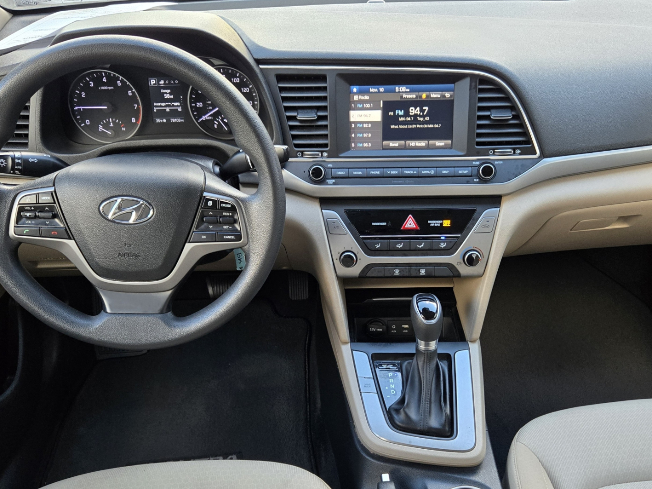 Hyundai Elantra SEL 2018
