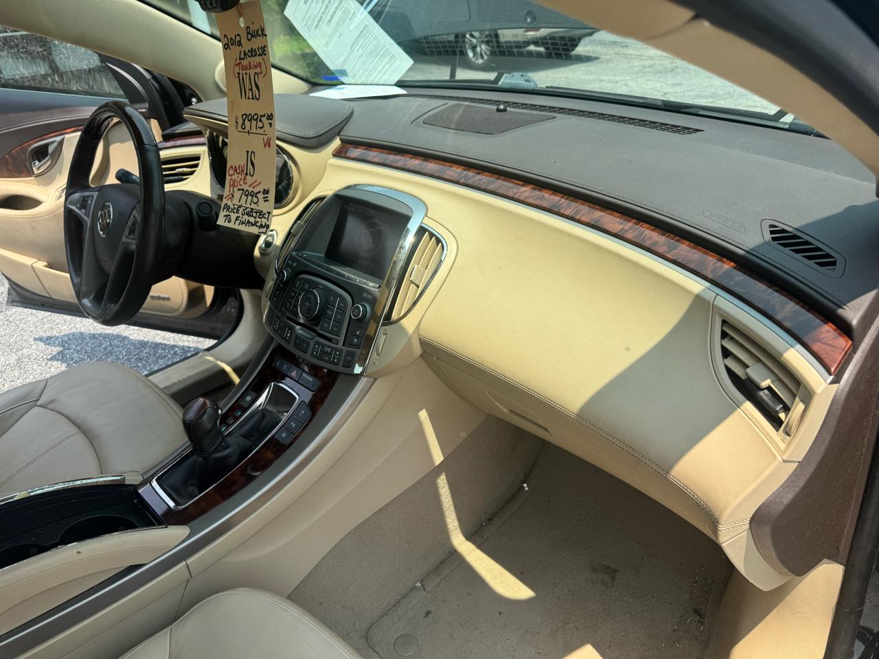Buick LaCrosse 4dr Sdn Touring FWD 2012
