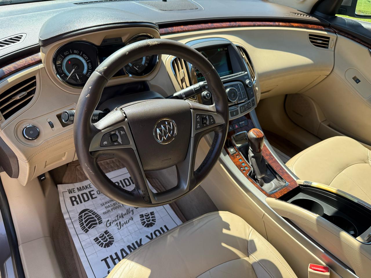 Buick LaCrosse Premium Package 1, w/Leather 2012