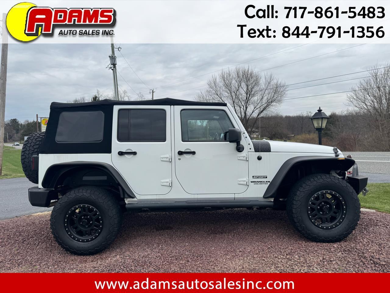 2014 Jeep Wrangler Unlimited 4WD 4dr Sport