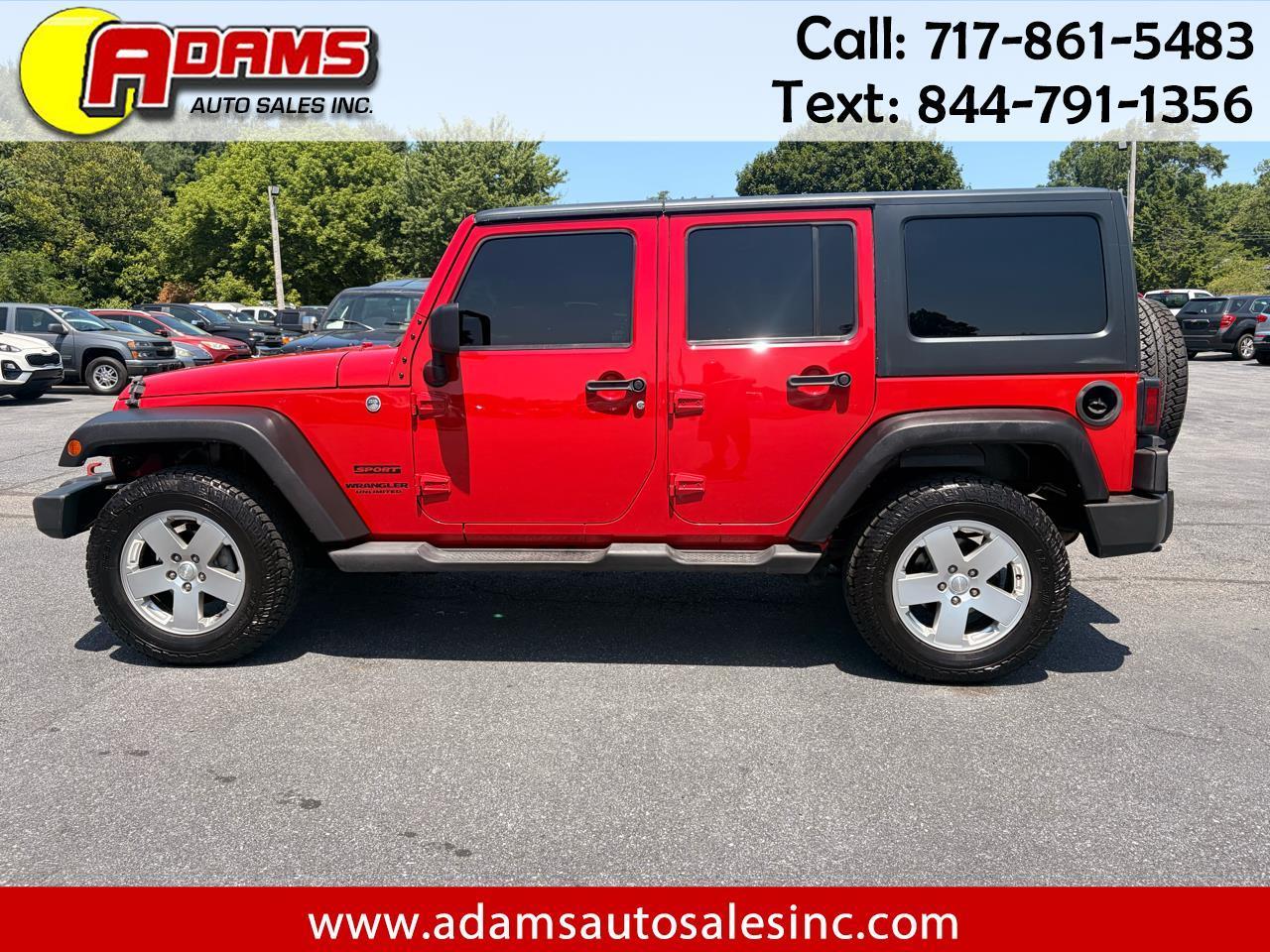 2014 Jeep Wrangler Unlimited 4WD 4dr Sport