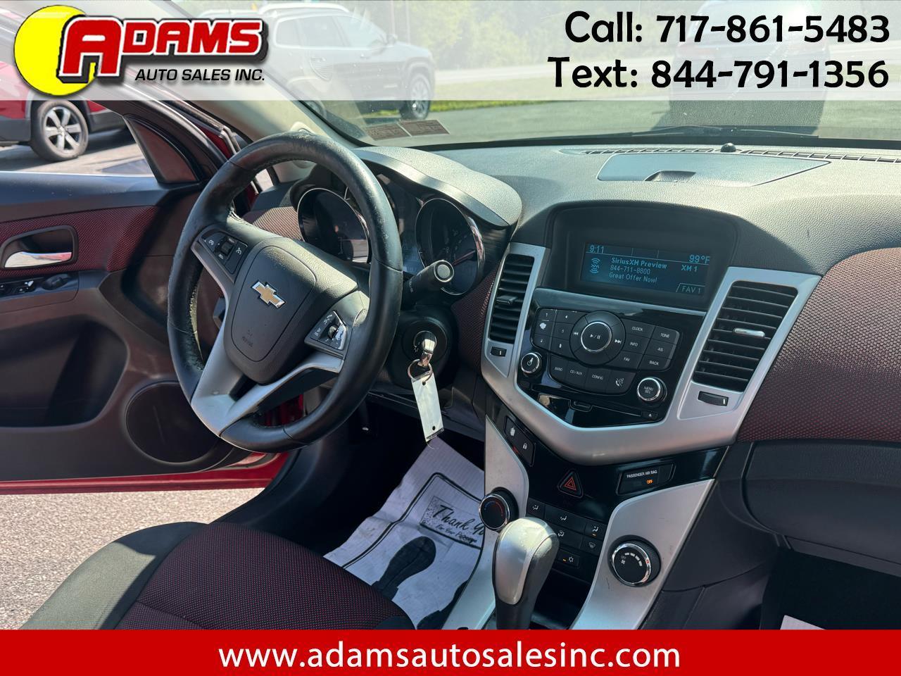 2012 Chevrolet Cruze 4dr Sdn LT w/1LT