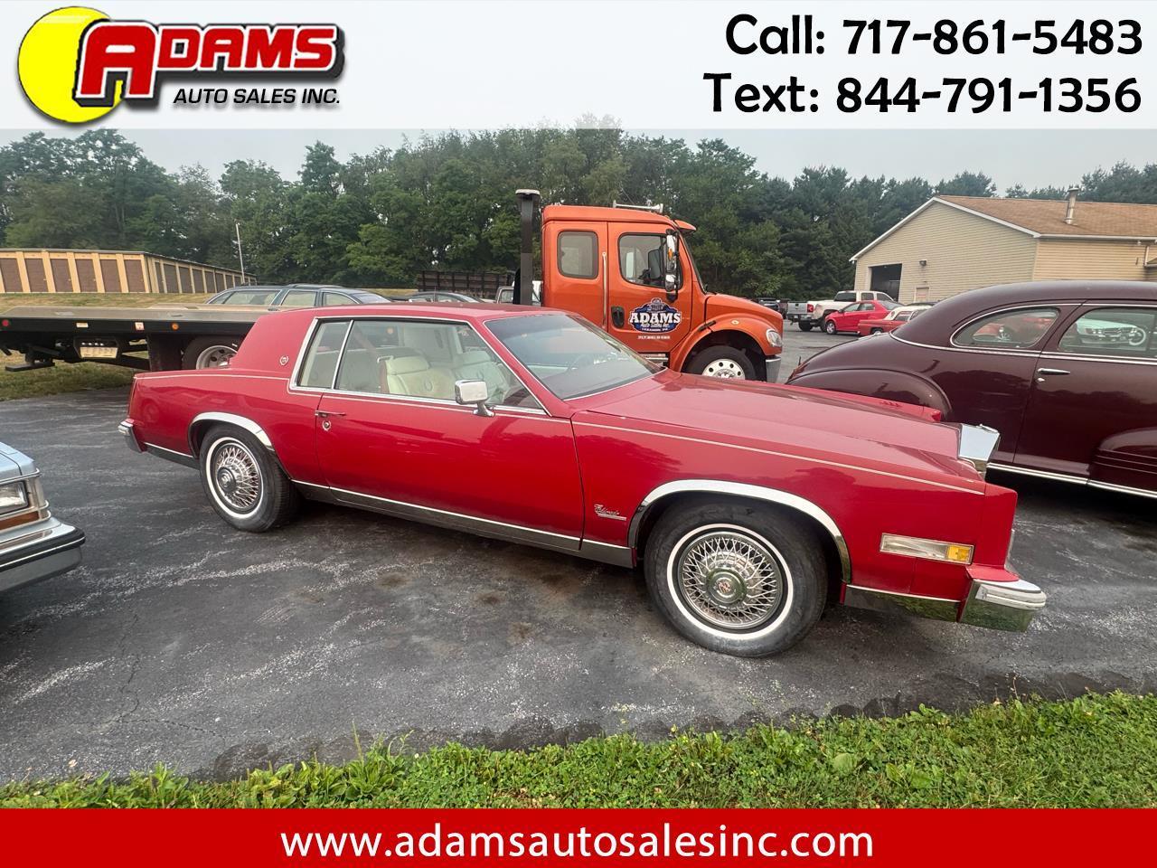 Red 1980 Cadillac Eldorado   Automatic