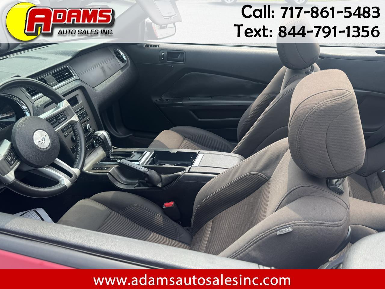 2013 Ford Mustang 2dr Conv V6