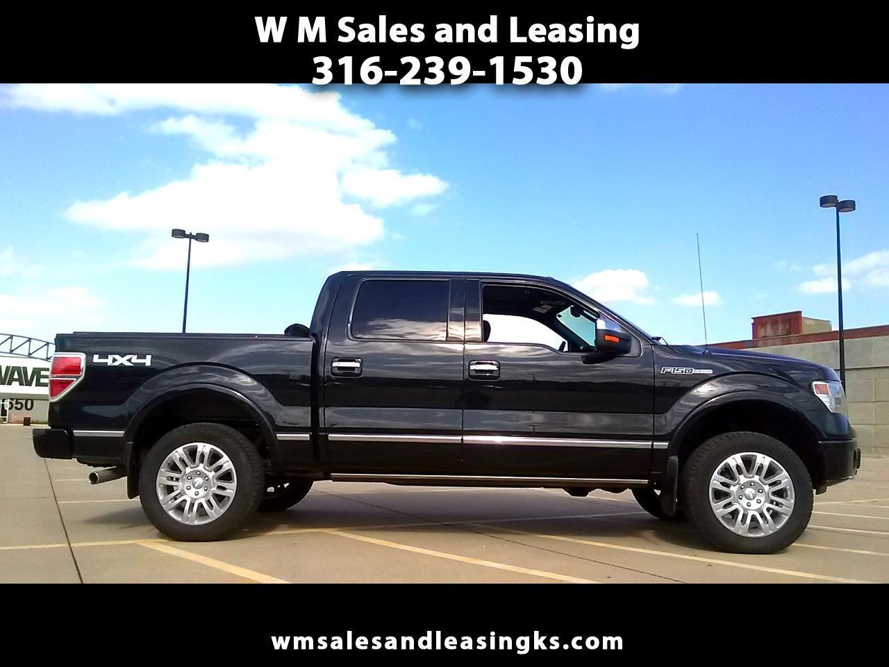 Used 2013 Ford F 150 Platinum Supercrew 5 5 Ft Bed 4wd For Sale In Wichita Ks 67202 W M Sales And Leasing
