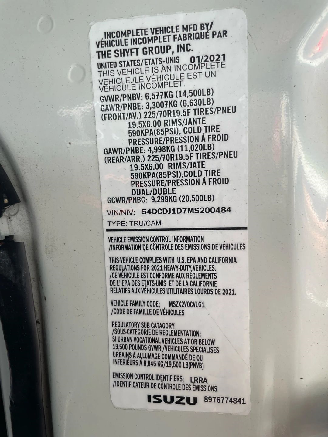 Chevrolet Chassis 4500  2021 Chevrolet Chassis 4500  2021