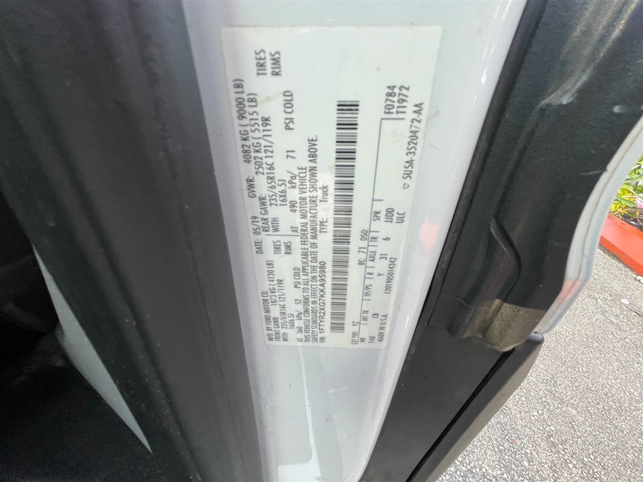 Ford Transit 250 Van High Roof w/Sliding Pass. 148-in. WB 2019 Ford Transit 250 Van High Roof w/Sliding Pass. 148-in. WB 2019