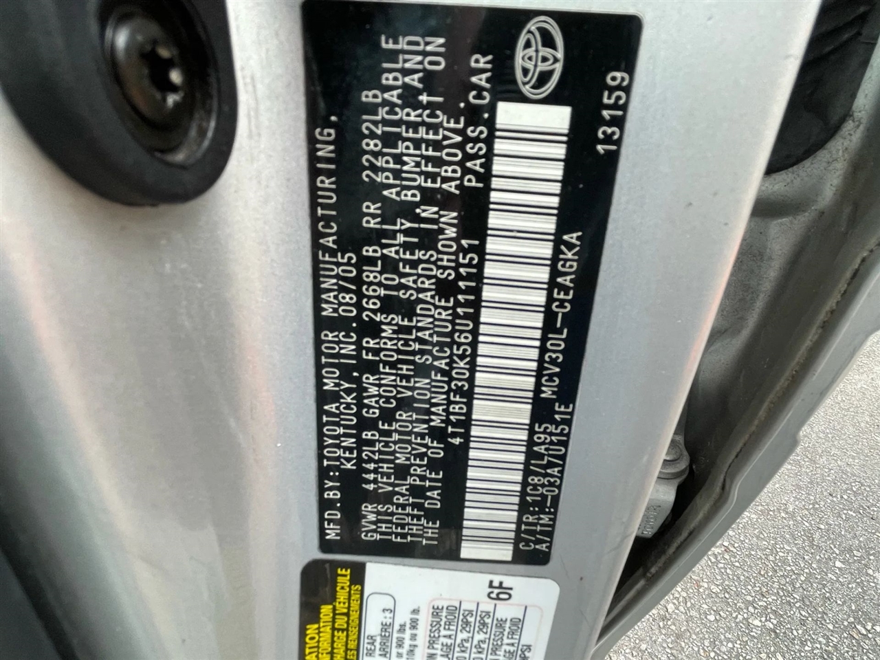 Toyota Camry XLE V6 2006