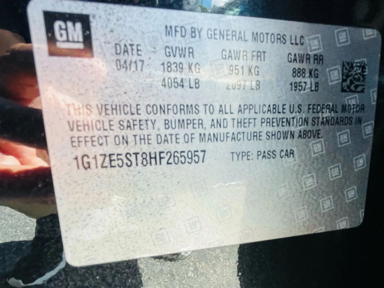 Chevrolet Malibu 1LT 2017