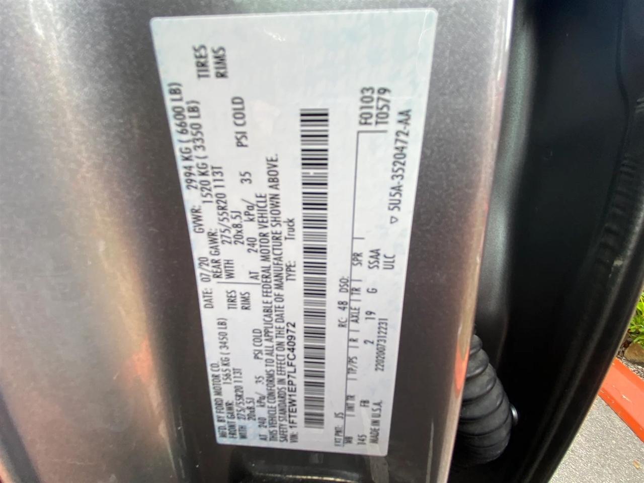 Ford F-150 XLT SuperCrew 5.5-ft. Bed 4WD 2020