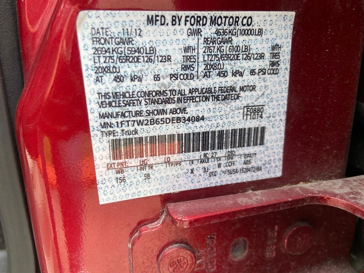 Ford F-250 SD XL Crew Cab 4WD 2013