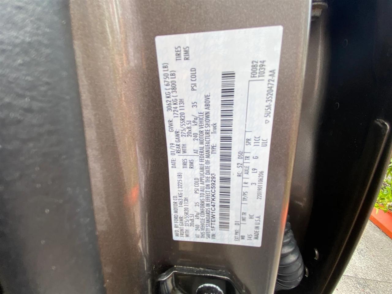 Ford F-150 Lariat SuperCrew 5.5-ft. Bed 2WD 2019
