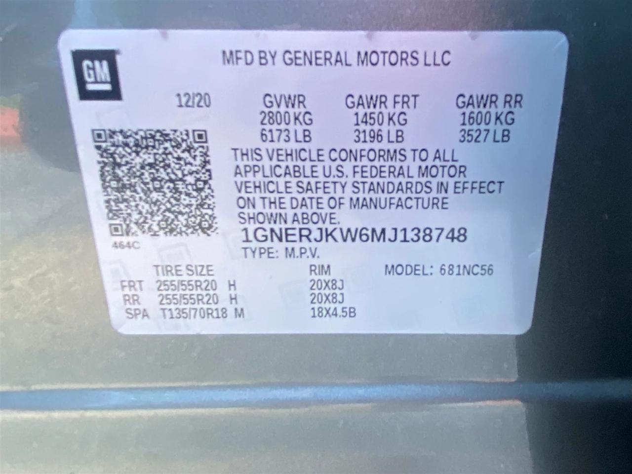 Chevrolet Traverse RS 2021