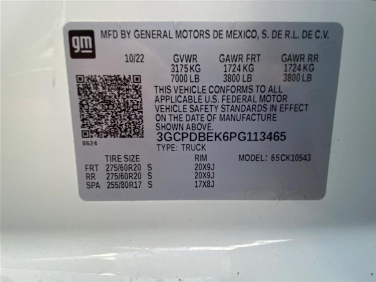 Chevrolet Silverado 1500 Custom Crew Cab 4WD 2023