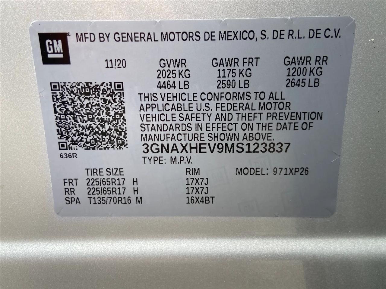 Chevrolet Equinox LS 2WD 2021