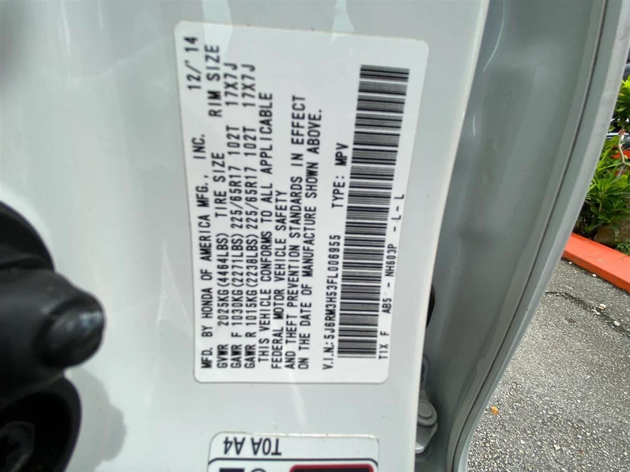 Honda CR-V EX 2WD 2015