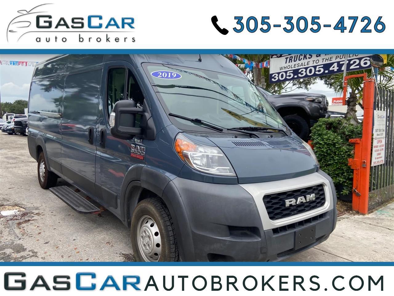 2019 RAM Promaster 3500 High Roof w/Extended Length